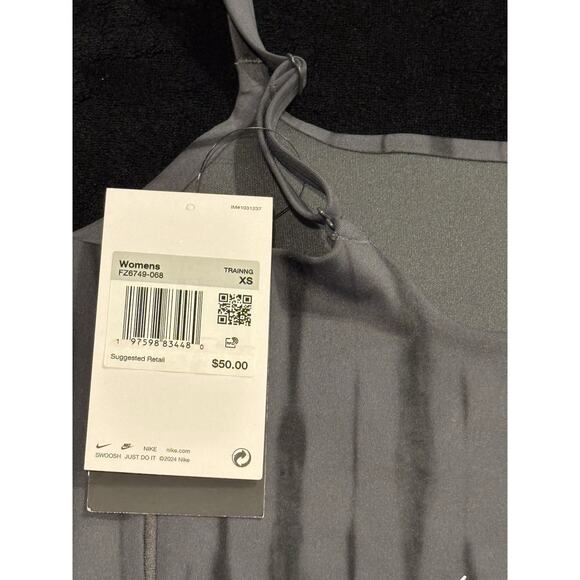 Nike Women’s XS Grey Tie-Dye Training Tank Top w/ Adjustable Straps New With Tag - Picture 3 of 4